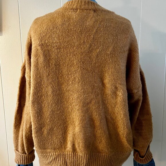 SHAGGY OVERSIZED BOYFRIEND SWEATER ZARA - Picture 3 of 5